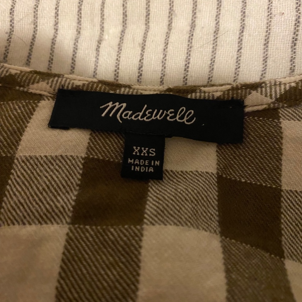 Checked Madewell Mini dress - Picture 2 of 2